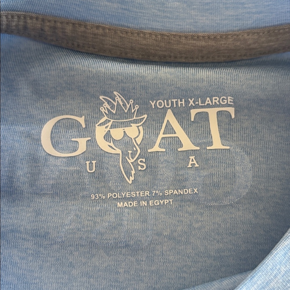 GOAT USA Kids OG Athletic T-Shirt, sold out online! EUC, size XL - Picture 7 of 8
